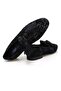 Black Color Laceless Genuine Leather Leather Sole Men's Shoes - 2