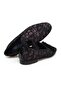 Black Purple Color Laceless Genuine Leather Men's Shoes - 2