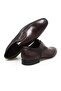 Brown Lace-Up Genuine Leather Sole Men's Shoes - 2