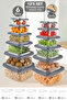 12-Piece Square Transparent Microwaveable Storage Container with Lid - 6 Sizes Suitable for Microwave Food Container Gray