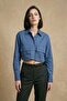 My Fashion Pocket Detailed Short Buttoned Shirt
