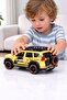 Kids Off-Road Adventure Toy Car with Pull-Back Action, Openable Doors & Lights-SUV Toy for Children - 4