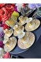 ESTERHOMEDECOR porcelain coffee cup set for 6 people