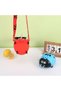 Ladybug Figured Wheeled Water Bottle - Car Design School Water Bottle with Straw and Leak-Proof Feature - 2