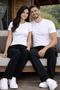 Double Set Premium Men's and Women's 2-Yarn Comfortable Fit Pocketed 2-Piece Sweatpants - 6