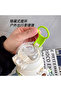 Children's Water Bottle with Cute Animal Figures - Adjustable Strap, Straw, and Leak-Proof Transparent Water Bottle - 4