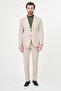 Textured Slim Fit Mono Collar Pocket Men's Jacket Beige - 41499.26Y - 3