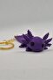 Flexible Big Axolotl Keychain