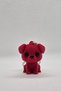 Knitted Patterned Dog Keychain - 2