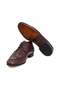 Brown Lace-Up Genuine Leather Men's Shoes - 3