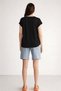 Glitter Blouse Black Women's Blouse 26Y0202K1 - 4