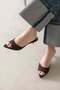 Randall Women's Heeled Fabric Sandals Brown - 2