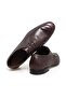 Brown Lace-Up Genuine Leather Sole Men's Shoes - 2
