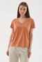 V-Neck Orange Women's Blouse 26Y0144K1 - 3