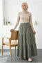 Women's Layered Comfortable Tencel Skirt - Lvr014 - 4