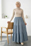 Women's Layered Comfortable Tencel Skirt - Lvr014 - 4