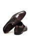 Brown Lace-Up Genuine Leather Sole Men's Shoes - 2