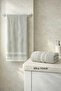 2 Piece Cotton Bath Towel Set Ayla Gray - 2