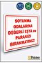 Do Not Leave Valuables and Your Money in the Locker Rooms Isg Warning Sign Dekota 50X70 cm