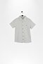 Striped Short Sleeve Textured Boys' Shirt - 4
