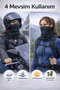 Buff Neck Gaiter Uv Protection Thermal Mask for Running Cycling Motor - 3