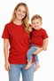Mother Child Combination Oversize T-Shirt Twin T-Shirt Single Color Printed (Single Price)