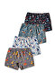 95% Cotton Lycra Combed Cotton Boys' Boxer Set of 4 / Underpants / Underwear - 3