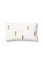 Throw Pillow Cover Modern Geometric Embroidered Living Room Bedroom Gray