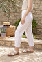 Women's Double Buckle Flip-Flops with Accessories - Casual Slippers with Butterfly Star Figures - 2