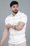 Double Color Striped Lapel Collar T-Shirt Gp 1042_30494 - 3
