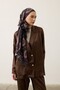 شال ناعم 3074 بني شوكولاتة - 3