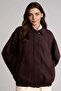 Loose Fit Shirt Collar Zipper Jacket H2925Ax26Sp - 3