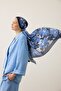 Soft Shawl 3073 Navy Blue - 4
