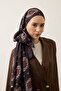 شال ناعم 3074 بني شوكولاتة - 2