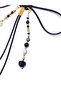 Noir Knot Luck Charm – Handmade Suede String Lucky Bag Charm, Bohemian Accessory with Gold Detail - 8