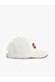 Cotton Embroidery Detailed Cap Hat - 2