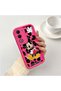 Oppo A5 4G/5G Compatible Pink Red Silicone Case Shockproof Camera Protection - 2