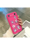 Tecno Pova Slim Compatible Pink Red Silicone Case Shockproof Camera Protection - 3