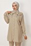 Beaded Embroidered Muslin Tunic 45768 - 3