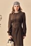 Buttoned Linen Dress 46422 - 4