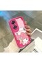 Oppo A60 Compatible Pink Red Silicone Case Shockproof Camera Protection - 3