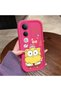 Vivo V50 Lite 4G/5G Compatible Pink Red Silicone Case Shockproof Camera Protection - 4