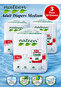 30 Count 3 Pack Combi Plus Adult Diapers Medium Incontinence Disposable for Men & Women
