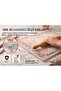 Tempered Glass Cutting Board |   Dough Measuring Guide |   Non-Slip |   25X35