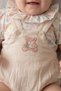 Seasonal 100% Cotton Muslin, Floral Printed Ruffle Detailed Baby Girl Romper, Jumpsuit - 3
