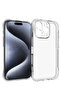 غطاء هاتف خلوي مرن من مادة TPU بأربع زوايا لامتصاص الصدمات لهاتف iPhone 16 Pro