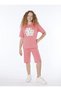 Girl Waiter Boy Short Sleeve Oversize Capri Pajama Set Summer - 7
