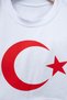 Girl's Moon Star Flag Printed Red and White T-Shirt and Pleated Skirt Set - April 23Rd Holiday - 4