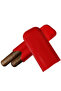 Premium Leather Cigar Case 2 Cigars Holder Cigar Case Red - 4