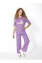 Girl's Waitress Boy's Short Sleeve Oversize Wide Leg Pajama Set Summer - 7
